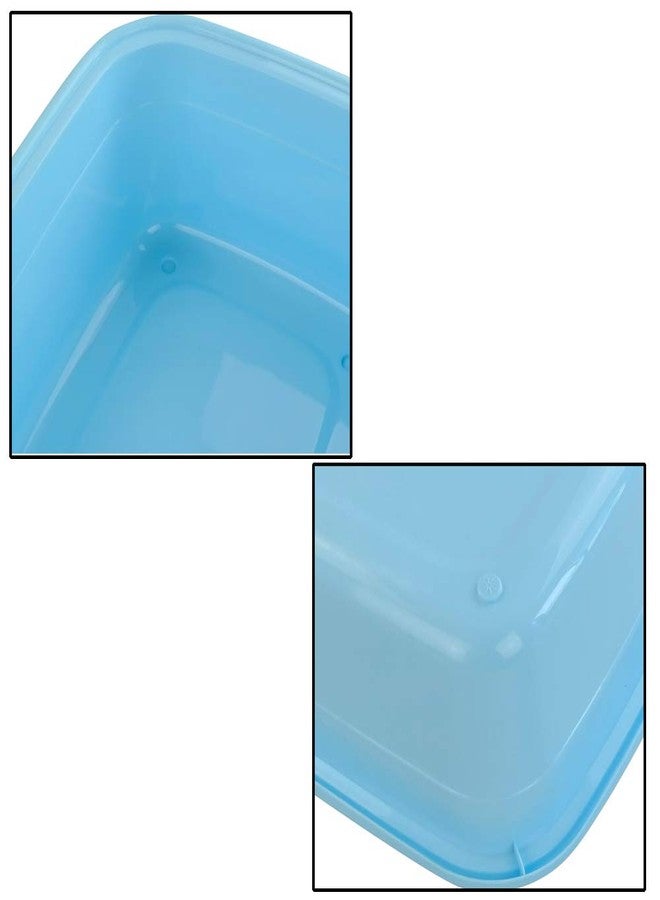 Eagrye 3-Pack 16 Quart Large Plastic Wash Basin, Rectangle Dish Pan, Blue - Image 3